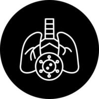 Lungs Infection Vector Icon Style