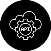 api vector icono estilo