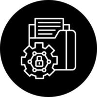 Control Over Information Vector Icon Style