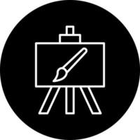 Canvas And Easel Vector Icon Style