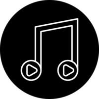 Music Playing Vector Icon Style