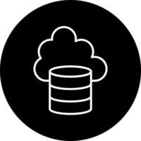 Cloud Storage Vector Icon Style