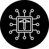 CPU Mining Vector Icon Style