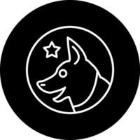 Canine Unit Vector Icon Style