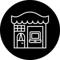 Electronics Shop Vector Icon Style