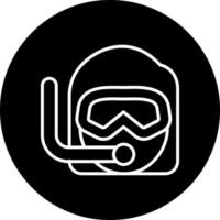 Scuba Diving Vector Icon Style