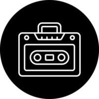 Cassette Player Vector Icon Style