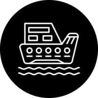 Boat Vector Icon Style