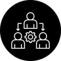 Delegate Vector Icon Style