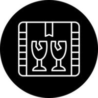 Fragile Vector Icon Style
