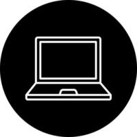 Laptop Computer Vector Icon Style