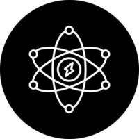 Atomic Energy Vector Icon Style