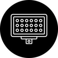 Led Panel Vector Icon Style