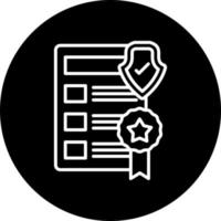 Privacy Policy Template Vector Icon Style