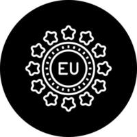 UE vector icono estilo