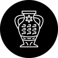 Ancient Vase Vector Icon Style