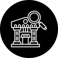 Explore The Museum Vector Icon Style
