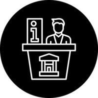 Info Desk Vector Icon Style