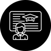 Lecturer Vector Icon Style