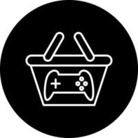 Shopping Basket Vector Icon Style