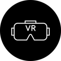 VR Headset Vector Icon Style