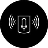 Voice Assistant Vector Icon Style