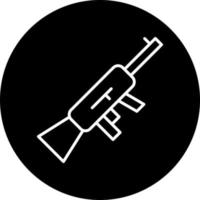 pistola vector icono estilo