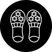 Slippers Vector Icon Style