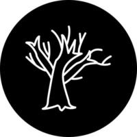 Dry Tree Vector Icon Style