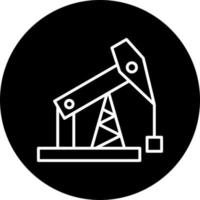 Oil Platform Vector Icon Style