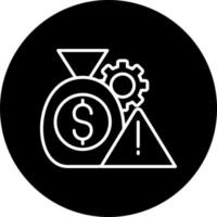 Risk Management Vector Icon Style