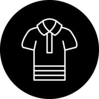 Polo Shirt Vector Icon Style