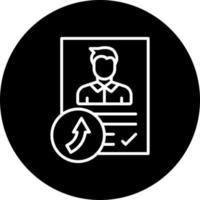 Job Reference Vector Icon Style