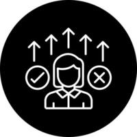 Decision Maker Vector Icon Style