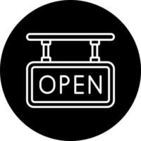 Open Tag Vector Icon Style