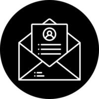 Cover Letter Vector Icon Style