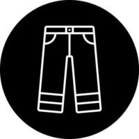 pantalones vector icono estilo