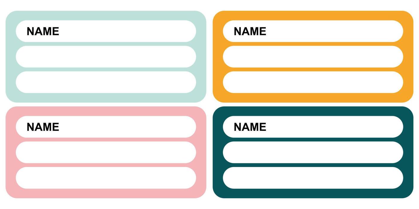Name Tag Template Vector Art, Icons, and Graphics for Free Download for Free Editable Printable Name Tag Template