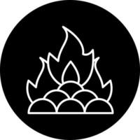 Bonfire Vector Icon Style