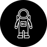 Astronaut Suit Vector Icon Style
