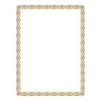 Vintage ornate seamless border vector concept pattern in traditional style. curls and spirals ornament isolated on white background