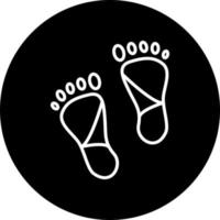 Carbon Footprint Vector Icon Style