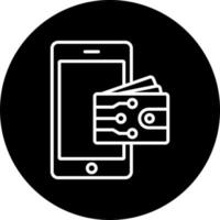 Digital Wallet Vector Icon Style