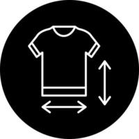 Clothes Measurement Vector Icon Style