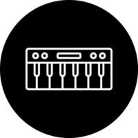 Piano Vector Icon Style