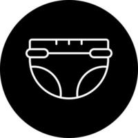 Diaper Vector Icon Style