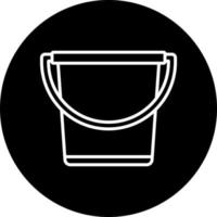 Sand Bucket Vector Icon Style