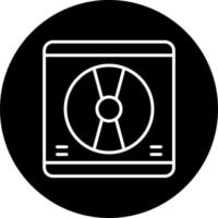 Compact Disk Vector Icon Style