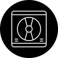 Compact Disk Vector Icon Style