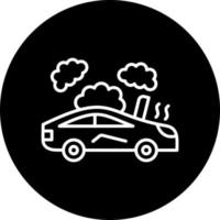 Broken Car Vector Icon Style